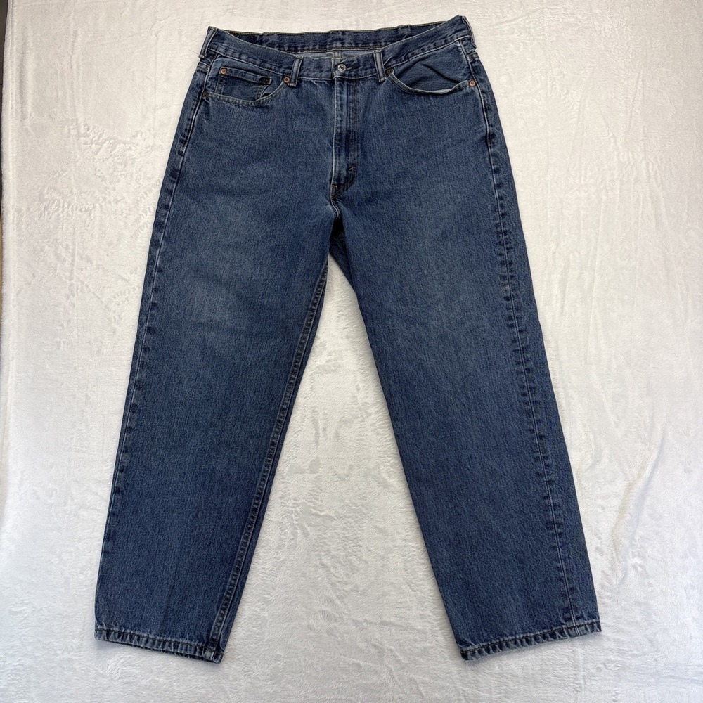 Levis 550 Jeans Mens 38x30 Blue Relaxed Straight Leg Classic 100% Cotton